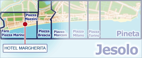 Hotels Lido di Jesolo, Mappa